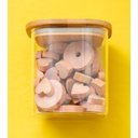 Ver imagem 5 de Pote 800ml de Vidro Empilhável com Tampa de Bambu Quadrado