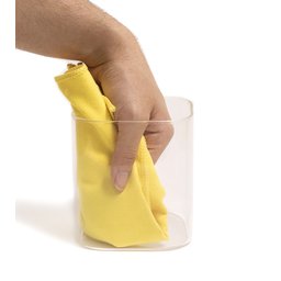 Pote 800ml de Vidro Empilhável com Tampa de Bambu Quadrado - 1