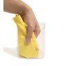 Pote 800ml de Vidro Empilhável com Tampa de Bambu Quadrado - 1