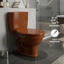 Ver imagem 2 de Assento Tampa para Vaso Sanitário Oval Almofadado Bellart Marrom Escuro Durín
