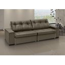 Ver imagem 1 de Sofá Retrátil e Reclinável 3 Lugares em Veludo com Molas Orion 220cm