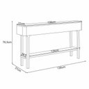 Ver imagem 4 de Estante Home Theater Trinus Cinamomo Off White com Aparador Fiero Off White - Hb Móveis