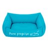 Cama Pet Para Cachorro E Gato Pequeno Azul Pura Preguiça:Azul - 1
