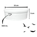 Ver imagem 2 de 24 Unid Comedouro Porcelana P/ Passarinho Cacatua Aves (308)