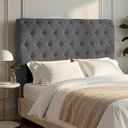 Ver imagem 2 de Cabeceira Cama Box Casal Padrão Sarah 140cm com Frame Bouclê Cinza Escuro - Desk Design