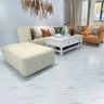 Piso Vinílico Autocolante Fácil Instalar Mármore Branco 45,5 x 45,50 cm / Caixa 2 M² - 1
