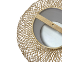Ver imagem 4 de Lustre Luminária Pendente Circular Bambu Vazado Natural Rústico