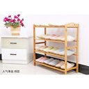 Ver imagem 6 de Sapateira de Bambu 24 Sapatos com 4 Prateleiras 12 Pares Organizador de Casa e Sapatos Ecologico em