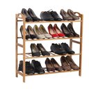 Ver imagem 4 de Sapateira de Bambu 24 Sapatos com 4 Prateleiras 12 Pares Organizador de Casa e Sapatos Ecologico em