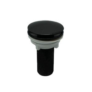 Válvula Pia Click Banheiro Cuba Escoamento 7/8 Preto Fosco