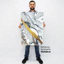 Ver imagem 2 de Quadro Decorativo em Canvas Abstrato Mármore Delux TaColado Borda Infinita 90 x 60cm