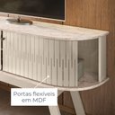 Ver imagem 7 de Rack para TV até 55 Polegadas MDF 136cm Curvo Atlanta Marrom