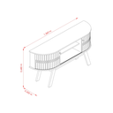 Ver imagem 4 de Rack para TV Curvo até 55 Polegadas Atlanta