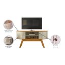 Ver imagem 6 de Rack para TV até 55 Polegadas MDF 136cm Curvo Atlanta Marrom