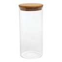 Ver imagem 1 de Pote Hermético Vidro Boro Tampa de Bambu 1,3 L Mimo Style