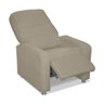 Poltrona do Papai Reclinável Confortável Suede Bege - 7