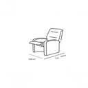 Ver mais imagens de Poltrona do Papai Reclinável Confortável Suede Bege