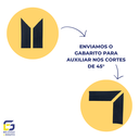 Ver imagem 4 de Moldura Roda Meio Ripado Eva Adesivo Lua 5cmx5mm 5 Metros - Preto