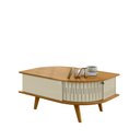 Ver imagem 3 de Mesa de Centro Oval Curvo 2 Portas de Correr Indianapolis