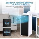 Ver imagem 3 de Takywep Ar-condicionado Portátil 8.000 Btu 3 em 1 Branco/preto