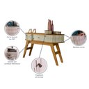 Ver mais imagens de Aparador para Sala de Estar 2 portas Flexíveis em MDF Curvo 1 Gaveta Estoril