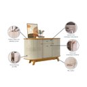 Ver imagem 5 de Buffet Aparador Balcão 2 Portas Curvo 1 Gaveta Monza