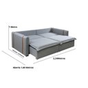 Ver imagem 3 de Sofá Vitória 2,24m sem Caixa, Retrátil e Reclinável