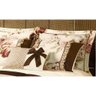 Kit Edredom Estampado com Almofada Queen Vitoria 07 Peças - Palha-marrom - 4