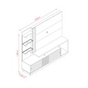 Ver imagem 4 de Estante para TV até 60 Polegadas 2 Portas Frizz Plus 
