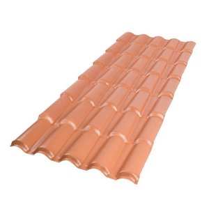 Kit 15 Telhas Colonial PVC 2,30x0,86 5 Ondas Afort