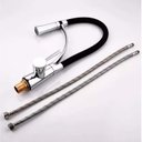 Ver imagem 4 de Torneira Misturador Monocomando Para Cozinha 3191 C 21 Black 40cm Rainha Metais