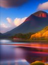 Ver imagem 3 de Quadro Decorativo Tela Canvas Paisagens Ref:qbpa17 Lojall 120 X 80 Cm Borda Infinita