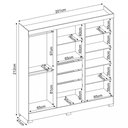 Ver imagem 5 de Guarda-roupa Casal Prático 6 Portas 3 Gavetas Demóbile