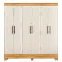 Ver imagem 2 de Guarda-roupa Casal Prático 6 Portas 3 Gavetas Demóbile