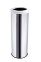 Ver imagem 1 de Lixeira Aço Inox 30 Litros Com Aro Plástico Área Gourmet Cozinha - Branco
