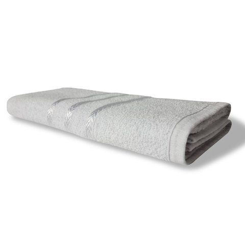 Toalha de Banho Grande Viena 230g/m² 100% Algodão 70x125cm - Branco Branco