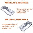 Ver imagem 3 de Kit 6 Formas Assadeira Pão Caseiro Gelo e Bolo Inglês N°3