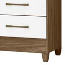Ver imagem 6 de Guarda Roupa Solteiro 82cm 3 Portas Zeno Naturale/branco Z17 - Mpozenato