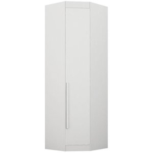 Guarda Roupa Modulado Individual Oblíquo Orion Branco 1 Porta Leifer Móveis