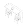 Mesa Escrivaninha Cavalete Pop Appunto Preto - 4