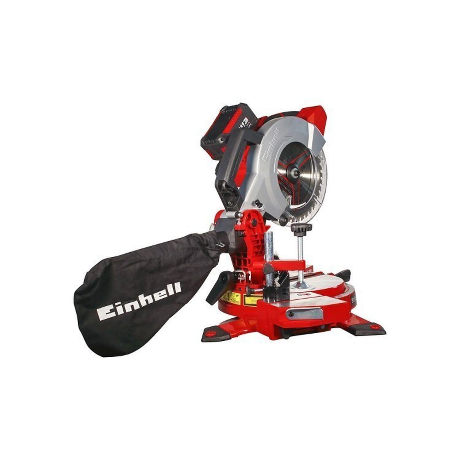 Kit Serra de Esquadria À Bateria Te-ms 18/210 Li Solo Einhell com Bateria Power X-change 18v 4-6ah - 6