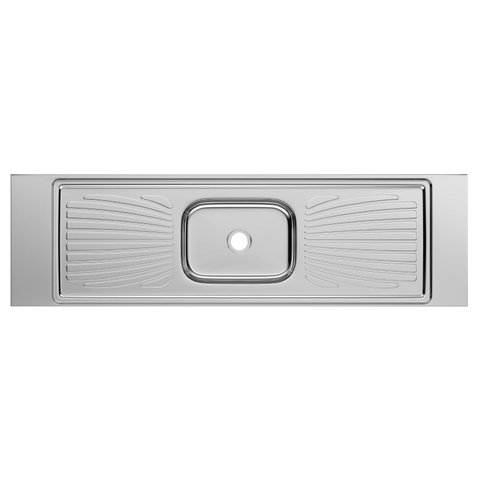 Pia para Cozinha Monobloco Inox 180x53cm Forminox