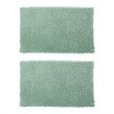 Ver imagem 1 de 2 Tapete De Banheiro Bolinha 38x48 Antiderrapante Verde Água