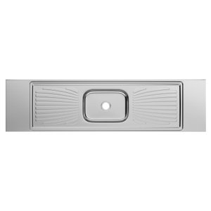 Pia para Cozinha Monobloco Inox 200x53cm Forminox