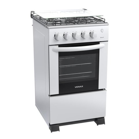 FOGAO 4 BOCAS VENAX GAUDI GIII BRANCO GAS GLP