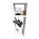 Ver imagem 3 de Mesa de Cabeceira Estreita Madeira Decoração Estilo Technox Branco