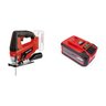 Kit Serra Tico Tico Einhell Tc-js 18 Li Solo com Bateria Power X-change 18v 4-6ah Multi-ah Pxc Plus - 1