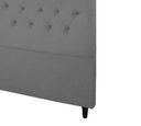 Ver imagem 2 de Cabeceira Embaixatriz Plus Queen 1600mm Linho Chumbo - Simbal