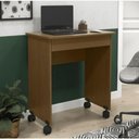 Ver imagem 2 de Mesa Escrivaninha Compacto Not 0,70 para Quarto e Office com Gaveta Freijó