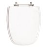 Assento Sanitario Turim Branco para Bacia Eternit 6lpf - 6